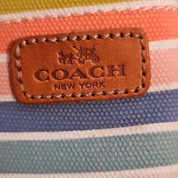 Coach MargaretStriped Espadrille Flats Size 6.5 - Picture 3 of 7